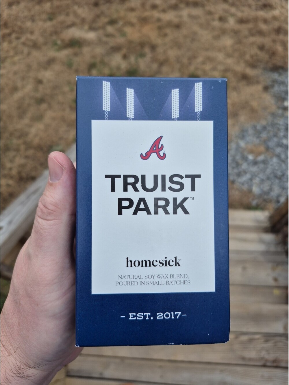 Truist Park MLB Candle Homesick ATL Atlanta Braves Collectible RARE Scented